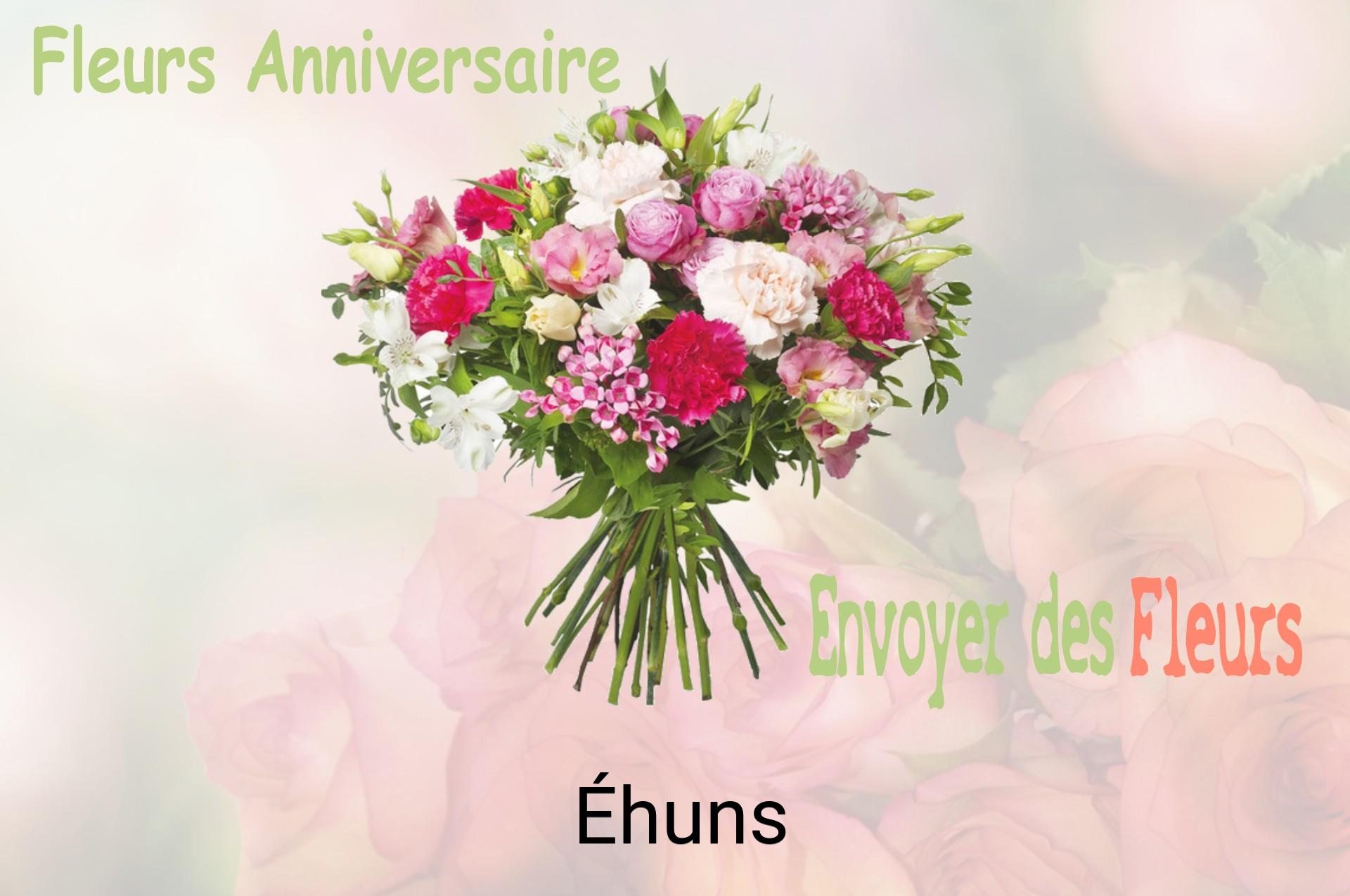 Bouquet de fleurs d’anniversaire livré à Éhuns